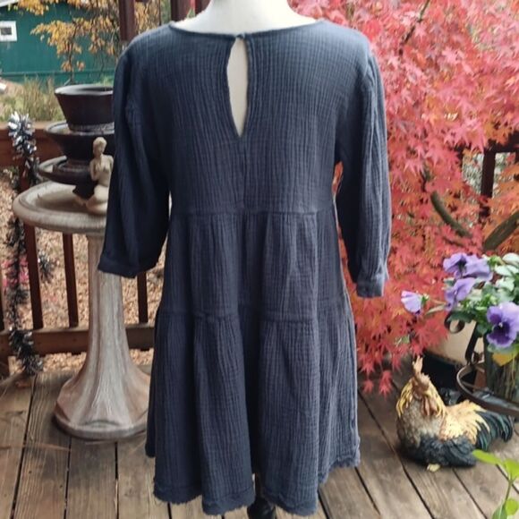 Umgee Embroidered Cotton Shift Cottagecore - Picture 5 of 10